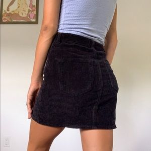 Corduroy skirt